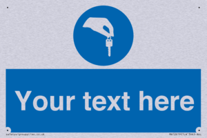 Custom Mandatory Keys Sign